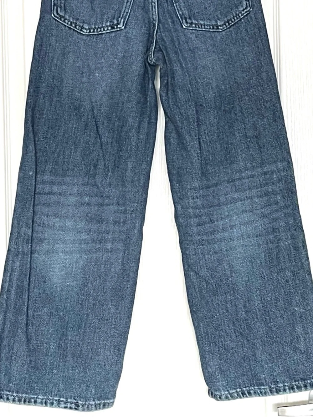 Zara Kids Wide Leg Jeans Blue Denim Baggy High Waist 11-12 Years Gorpcore Retro - Picture 6 of 16